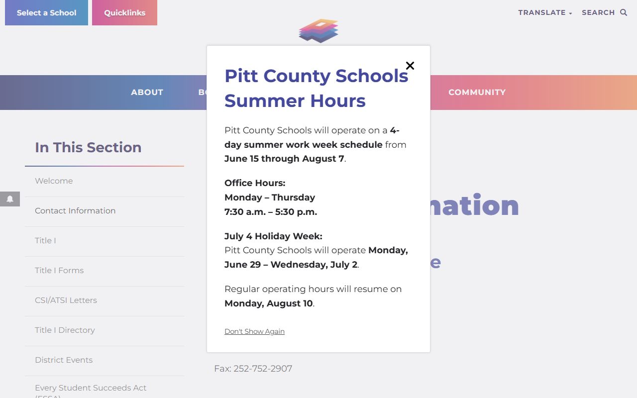 Greenville phone numbers Pitt County Schools staff directory